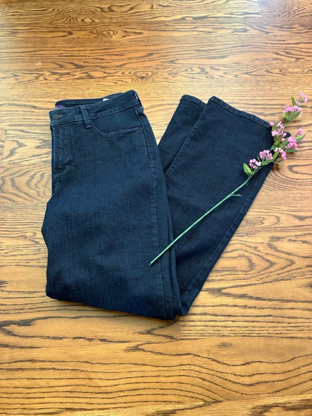NYDJ Boot Cut Jeans in Dark Blue Wash